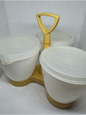 Vintage Tupperware Condiment Caddy